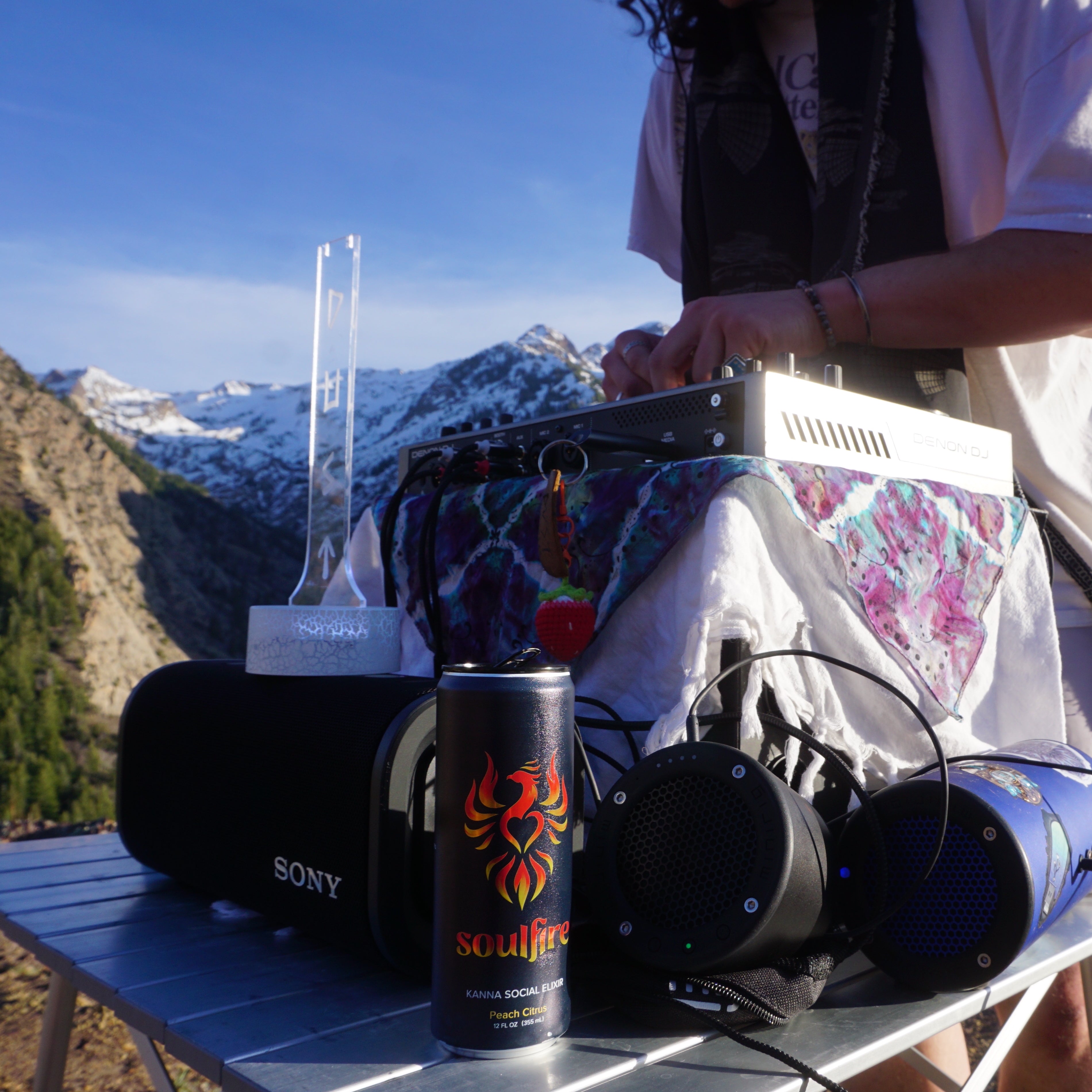 Soulfire | Kanna Social Elixir | Peach Citrus | 12oz 4-pack