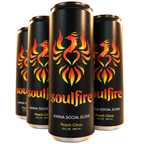 Soulfire | Kanna Social Elixir | Peach Citrus | 12oz 4-pack